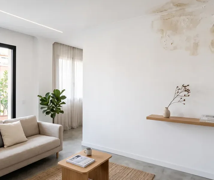 Condensación y moho en vivienda de Algeciras